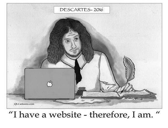 Rene Descartes in 2016