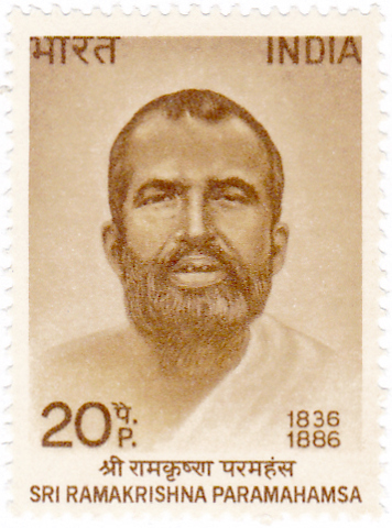 Stamp with Ramakrishna's image
