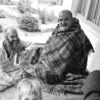 Ram Dass with group of people